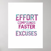 Poster "Effort sur les exemples" (Devant)