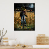 Poster éffrayant Halloween Scarecrow (Cuisine)