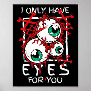 Poster Effrayant Je N'Ai Que Des Yeux Pour Eyell Hallowee