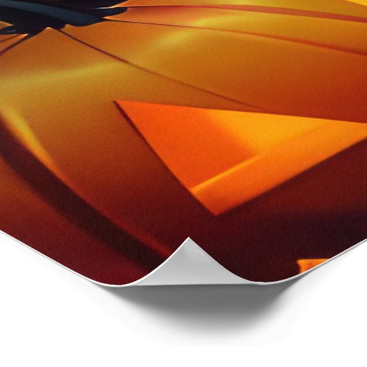 Poster Éffrayant Samoyed Chien Halloween sorcière et Citr (Coin)