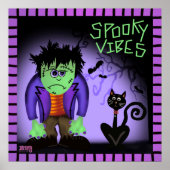 Poster Éffrayant Vibes Frankenstein Classroom Inspirivity (Devant)