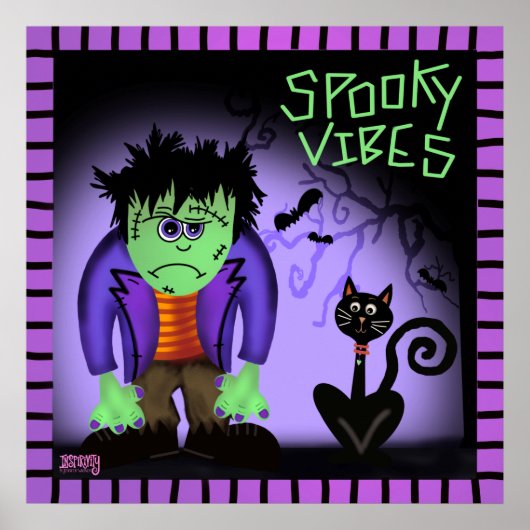 Poster Éffrayant Vibes Frankenstein Classroom Inspirivity (Devant)