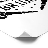 Poster Éffrayante mariée Skeleton mains Fiançailles Maria (Coin)