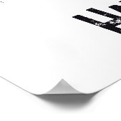 Poster Éffrayante place, pleine lune, chauves-souris, mai (Coin)