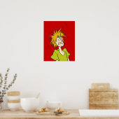 Poster Effrayé (Cuisine)