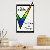Poster Égalité du Vote (Cuisine)