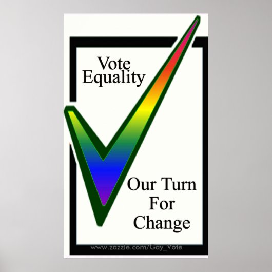 Poster Égalité du Vote (Devant)