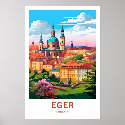 Poster Eger Hongrie Imprimer (Devant)