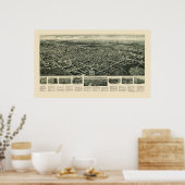 Poster Egg Harbour City, NJ Panoramic Map - 1924 (Cuisine)