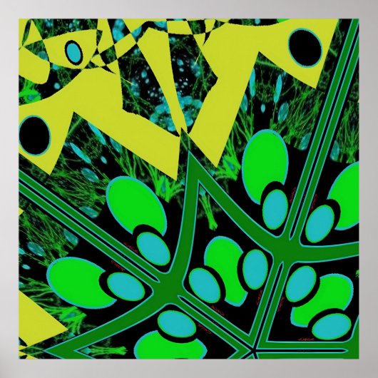 Poster Egg Theory IV - Ken Gage Abstract (Devant)