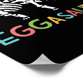 Poster Eggasaurus Easter Stegosaurus Dinosaur Garçons T (Coin)