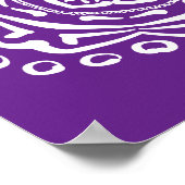 Poster Eggplant Mandala (Coin)