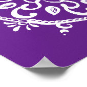 Poster Eggplant Mandala (Coin)