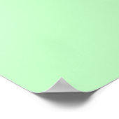 Poster Eggshell Blue Green Pastel Color Background (Coin)