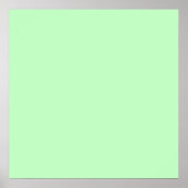 Poster Eggshell Blue Green Pastel Color Background (Devant)