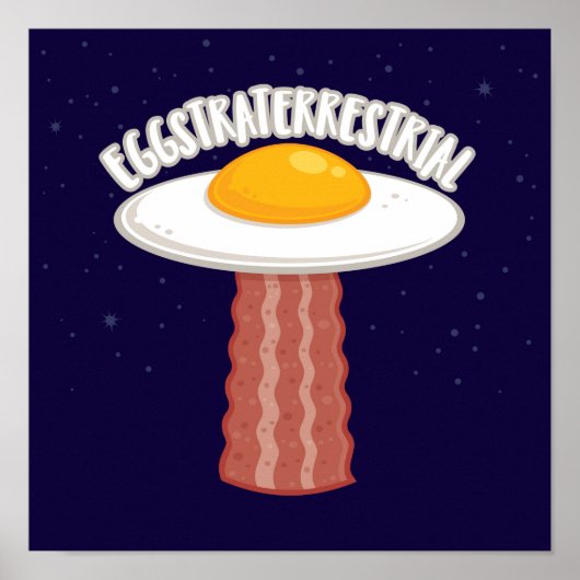 Poster Eggstraterrestrial Avec Texte (Devant)