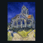Poster Église à Auvers par Van Gogh Peinture Art<br><div class="desc">L'église d'Auvers-sur-Oise,  vue du Chevet par Vincent van Gogh</div>