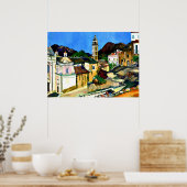 Poster Église à Belgodere, Corse (Cuisine)