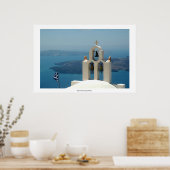 Poster Église à Imerovigli, Santorin (Cuisine)