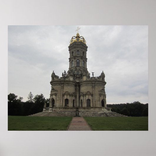 Poster Église baroque (Devant)