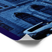 Poster Église bleue (Coin)
