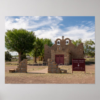Poster Église catholique de Quemado Nouveau-Mexique