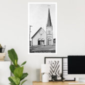 Poster Église catholique Nome Alaska 1921 (Bureau à domicile)