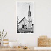 Poster Église catholique Nome Alaska 1921 (Cuisine)