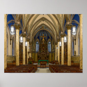 Poster Église catholique St Peter Vue artistique