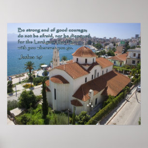 Poster Église d'Albanais de 1:9 de Joshua
