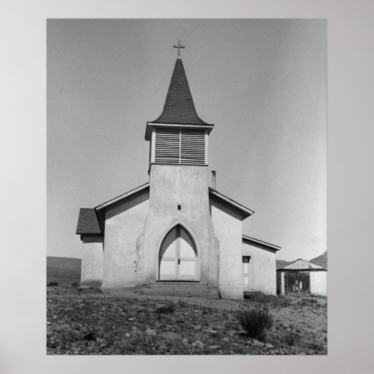 Poster Église de Cimarron (Devant)
