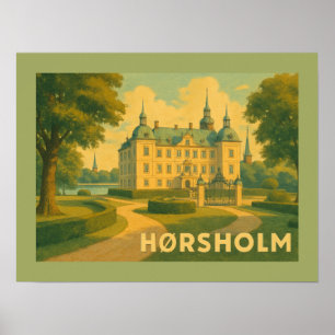 Poster Église de Hørsholm Danemark