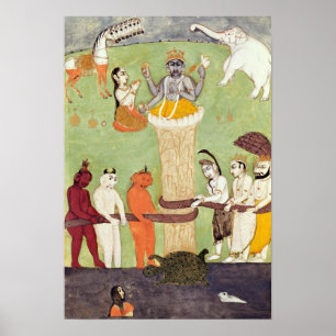 Poster Eglise de la Mer de Lait, 15ème-17ème siècle