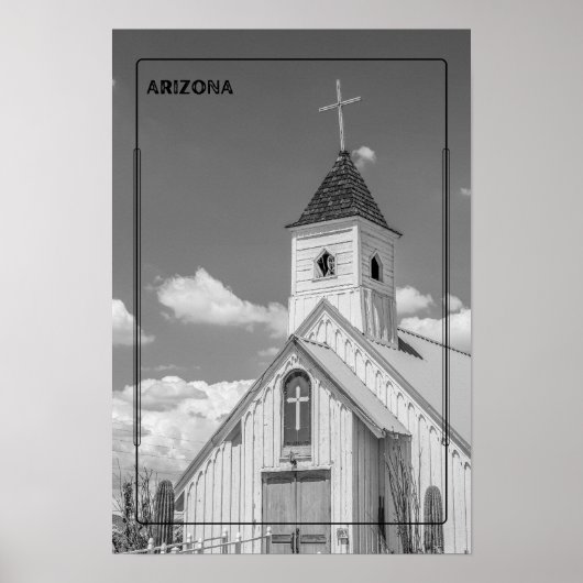 Poster Église de l'Arizona (Devant)