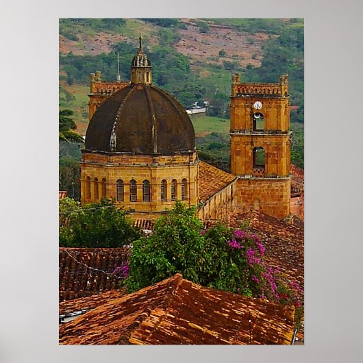 Poster Église de l'Immaculée Conception encadrée (Devant)