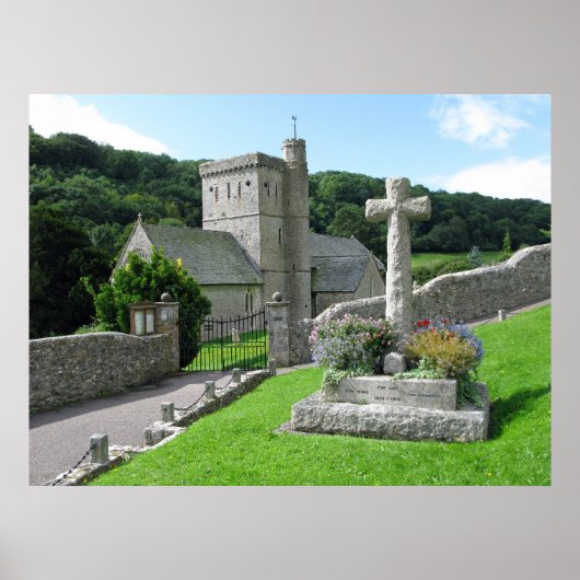 Poster Église du Branscombe (Devant)
