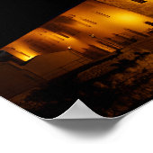 Poster Église du Carmen la nuit - Mahon, Menorca, Espagne (Coin)