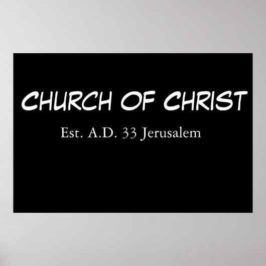 Poster Église du Christ (est.) (Devant)