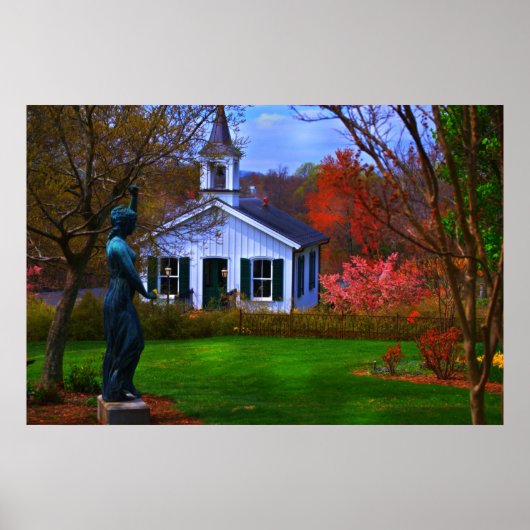 Poster Église du cimetière de la vieille Lynchburg (Devant)