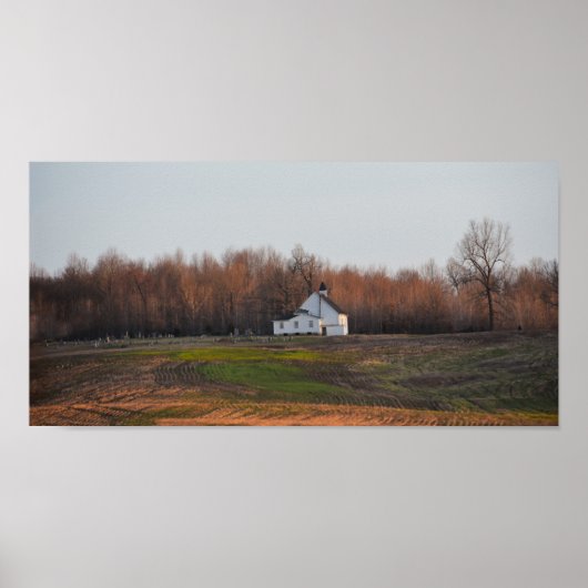 Poster Église du Kentucky au début de la matinée (Devant)