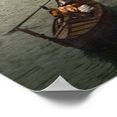 Poster Eglise du Salut Venise Italie Gondolas (Coin)