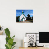 Poster Église du Yukon à Carcross, Canada (Bureau à domicile)