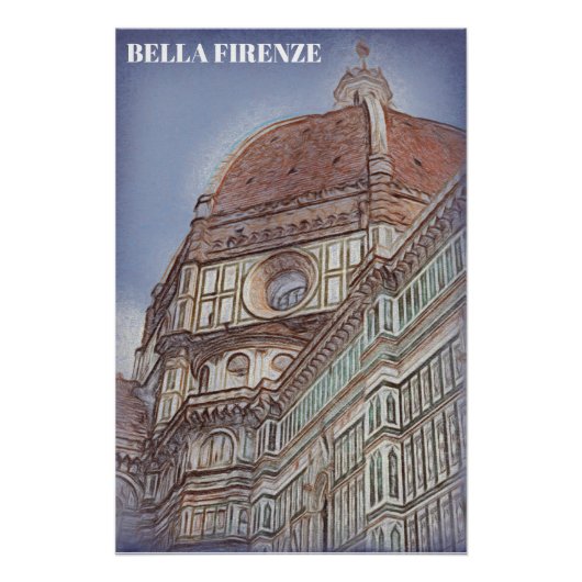Poster ** Eglise DUOMO Florence Italie AP12 (Devant)