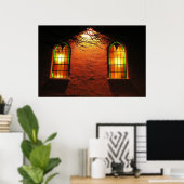 Poster Eglise en verre (Bureau à domicile)