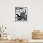 Poster Eglise et école St. Thomas à Leipzig, 1723 (Cuisine)