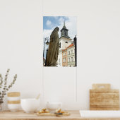Poster Eglise et statue de Varsovie, Pologne (Cuisine)
