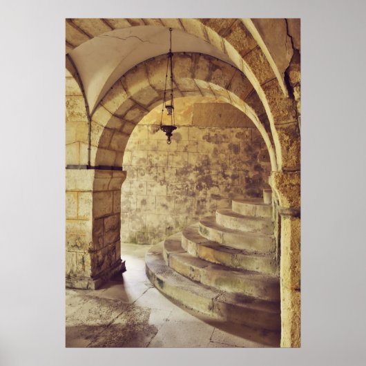 Poster Église gothique médiévale (Devant)