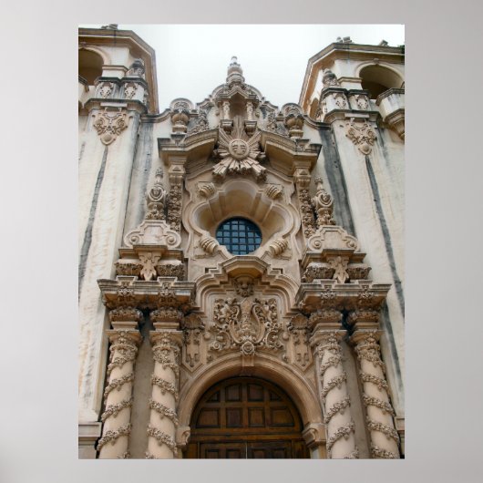 Poster église historique de san diego (Devant)