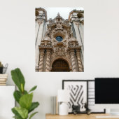 Poster église historique de san diego (Bureau à domicile)