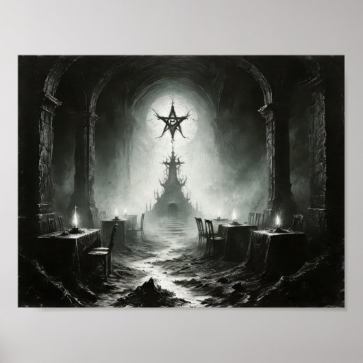 Poster Église maudite du mal (Devant)